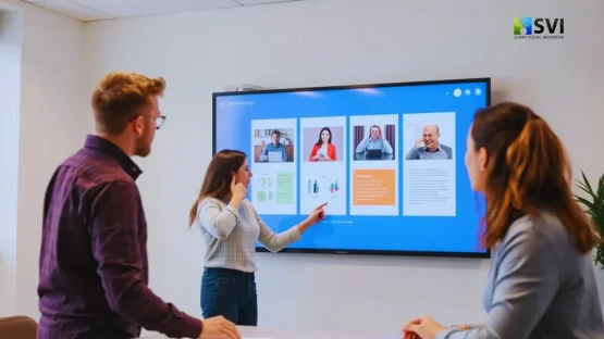 kesalahan umum saat membersihkan interactive flat panel