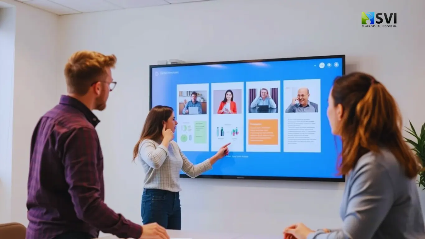 kesalahan umum saat membersihkan interactive flat panel