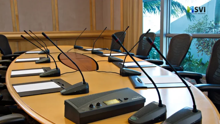 cara menentukan sound conference system