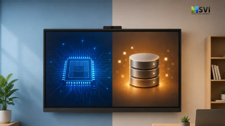 RAM vs Storage Interactive Flat Panel