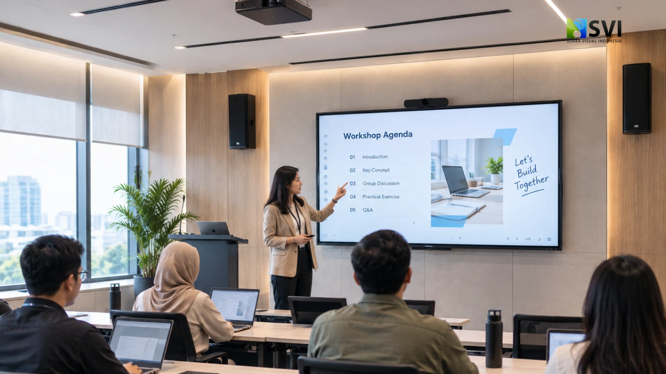 Sistem AV untuk Ruang Workshop
